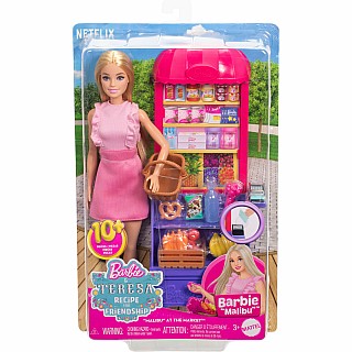 Barbie and Teresa Recipe for Friendship Malibu at the Market Doll and Playset