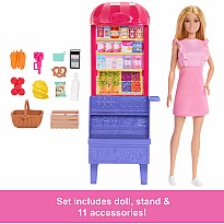 Barbie and Teresa Recipe for Friendship Malibu at the Market Doll and Playset