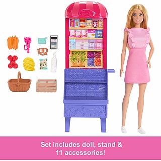 Barbie and Teresa Recipe for Friendship Malibu at the Market Doll and Playset
