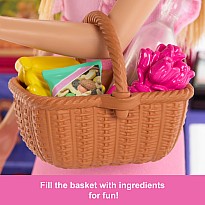 Barbie and Teresa Recipe for Friendship Malibu at the Market Doll and Playset