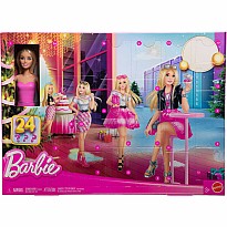 Barbie Fashion Doll Holiday Advent Calendar with 24 Clothing and Accessory Surprises