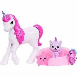 Barbie Advent Calendar with Fashion Doll & 24 Surprise Toy Accessories Including Unicorn & Pets