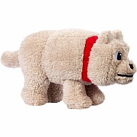 Minecraft Dennis the Wolf Plush Toy, 8-inch Collectible Soft Doll Inspired by A Movie