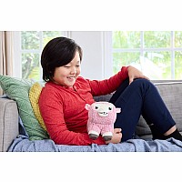 Minecraft Pink Sheep Plush Toy, 8-inch Collectible Soft Doll Inspired by A Movie