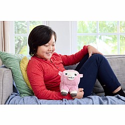 Minecraft Pink Sheep Plush Toy, 8-inch Collectible Soft Doll Inspired by A Movie