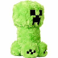 Minecraft Creeper Plush Toy, 8-inch Collectible Soft Doll Inspired by A Movie