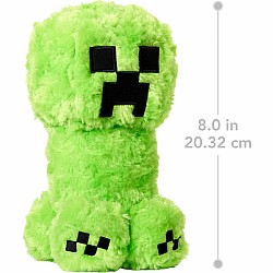 Minecraft Creeper Plush Toy, 8-inch Collectible Soft Doll Inspired by A Movie
