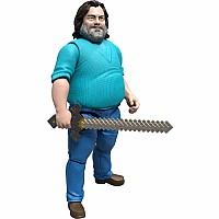 Minecraft Steve Action Figure & Accessories, 4-inch Toy Set Inspired by A Movie
