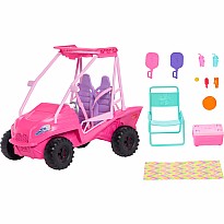 Barbie Mysteries: Beach Detectives Ultimate Beach Buggy Vehicle Playset with 10+ Accessories