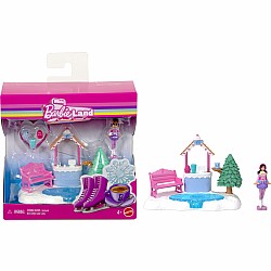 Barbie Mini BarbieLand Mini Land Doll House Playsets with 1.5-Inch Doll, Furniture & Accessories (Styles May Vary)