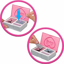 Barbie Party Unboxed Glam Party Series Pink Sparkle Doll & Accessories with 10 Surprises