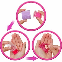 Barbie Party Unboxed Glam Party Series Pink Sparkle Doll & Accessories with 10 Surprises