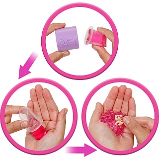 Barbie Party Unboxed Glam Party Series Pink Sparkle Doll & Accessories with 10 Surprises