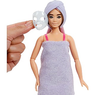 Barbie Party Unboxed Glam Party Series Pink Sparkle Doll & Accessories with 10 Surprises
