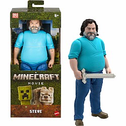 Minecraft Steve Large-Scale Action Figure, 12-inch