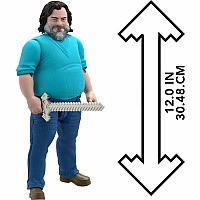 Minecraft Steve Large-Scale Action Figure, 12-inch