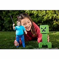 Minecraft Steve Large-Scale Action Figure, 12-inch