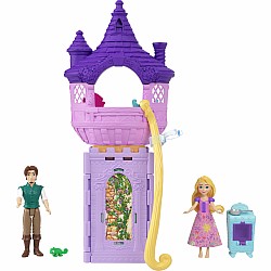 Disney Princess Storytime Stackers Rapunzel Tower Playset with 2 Dolls, Furniture & Accessories