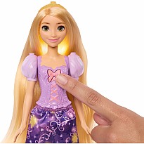 Disney Princess Light-Up Hair Rapunzel Fashion Doll w/ 5 Ways to Glow, Pascal Figure & 7 Accessories