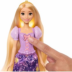Disney Princess Light-Up Hair Rapunzel Fashion Doll w/ 5 Ways to Glow, Pascal Figure & 7 Accessories