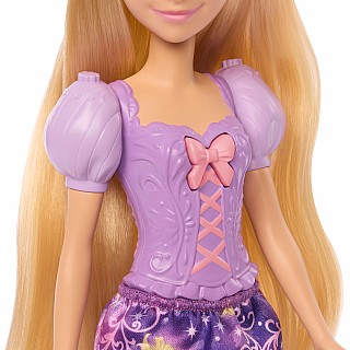 Disney Princess Light-Up Hair Rapunzel Fashion Doll w/ 5 Ways to Glow, Pascal Figure & 7 Accessories