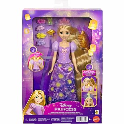 Disney Princess Light-Up Hair Rapunzel Fashion Doll w/ 5 Ways to Glow, Pascal Figure & 7 Accessories