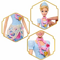 Disney Princess Jewel Reveal Cinderella Fashion Doll w/ 8 Surprises Including Gem Box & Accessories
