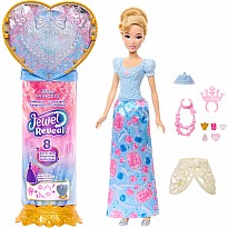 Disney Princess Jewel Reveal Cinderella Fashion Doll w/ 8 Surprises Including Gem Box & Accessories
