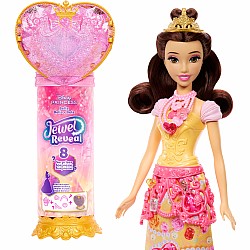 Disney Princess Jewel Reveal Belle Fashion Doll w/ 8 Surprises