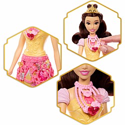 Disney Princess Jewel Reveal Belle Fashion Doll w/ 8 Surprises