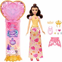 Disney Princess Jewel Reveal Belle Fashion Doll w/ 8 Surprises