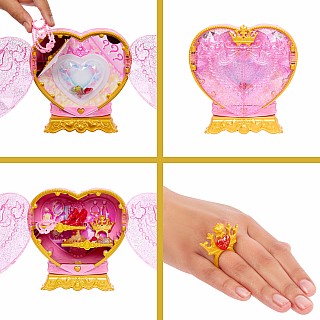 Disney Princess Jewel Reveal Belle Fashion Doll w/ 8 Surprises Including Gem Box & Accessories