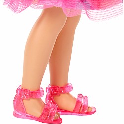 Barbie Chelsea Club Birthday-Themed Small Doll with Pink-Streaked Blonde Hair & Party Accessories