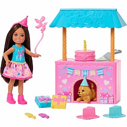 Barbie Chelsea Family & Friends Club Surprise Birthday Party Playset with Small Doll