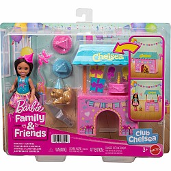 Barbie Chelsea Family & Friends Club Surprise Birthday Party Playset with Small Doll