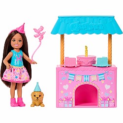 Barbie Chelsea Family & Friends Club Surprise Birthday Party Playset with Small Doll
