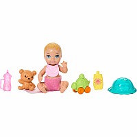 Barbie Skipper Babysitters Inc. Playset with Skipper Doll, Baby Doll, Stroller & 7 Accessories