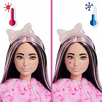 Barbie Cutie Reveal Doll & Accessories, Cuddly Series Lamb with 10 Surprises