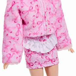 Barbie Cutie Reveal Doll & Accessories, Cuddly Series Lamb with 10 Surprises