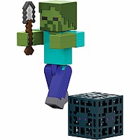 Minecraft Zombie Action Figure & Accessories Set