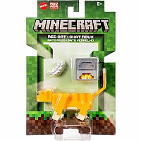 Minecraft Red Cat Action Figure & Accessories Set