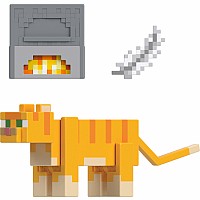 Minecraft Red Cat Action Figure & Accessories Set