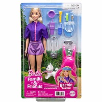 Barbie Signature “Malibu” Outdoor Adventures Fashion Doll with 10+ Camping-Themed Accessories Including Pet