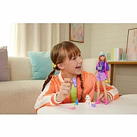 Barbie Signature “Malibu” Outdoor Adventures Fashion Doll with 10+ Camping-Themed Accessories Including Pet