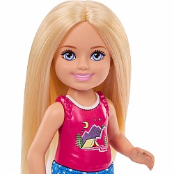 Barbie Chelsea Family & Friends Outdoor Adventures Doll Playset with Pet Puppy & Camping Accessories