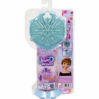 Disney Frozen Jewel Reveal Anna Fashion Doll w/ 8 Surprises Including Gem Box & 10 Accessories
