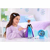 Disney Frozen Jewel Reveal Anna Fashion Doll w/ 8 Surprises Including Gem Box & 10 Accessories