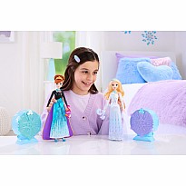 Disney Frozen Jewel Reveal Anna Fashion Doll w/ 8 Surprises Including Gem Box & 10 Accessories