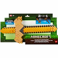 Minecraft Click & Switch Sword & Pick-Axe, Transforming Kid-Sized 2-in-1 Toy for Role-Play & Costumes