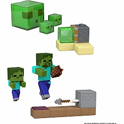 Minecraft Redstone Charged Figure and Mechanism Assortment